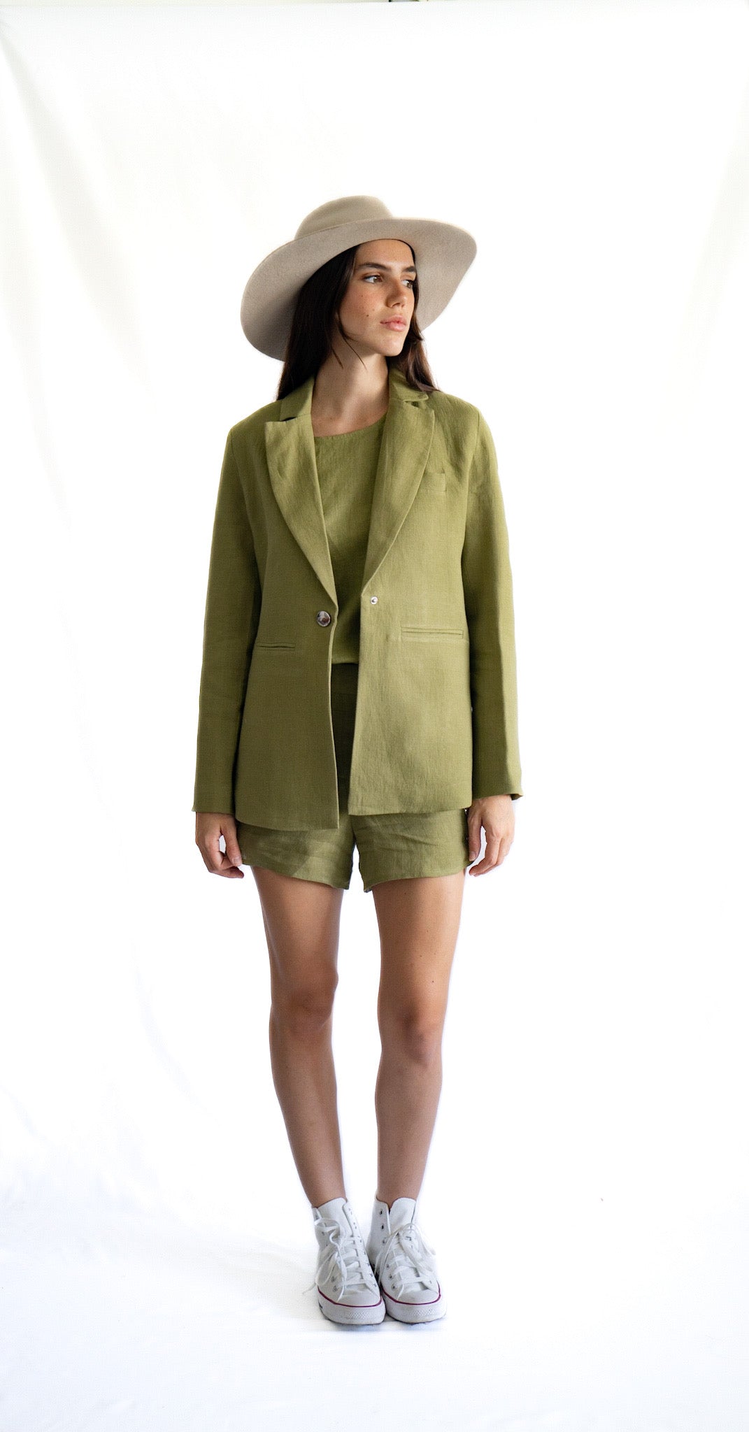 Blazer Lino Verde 