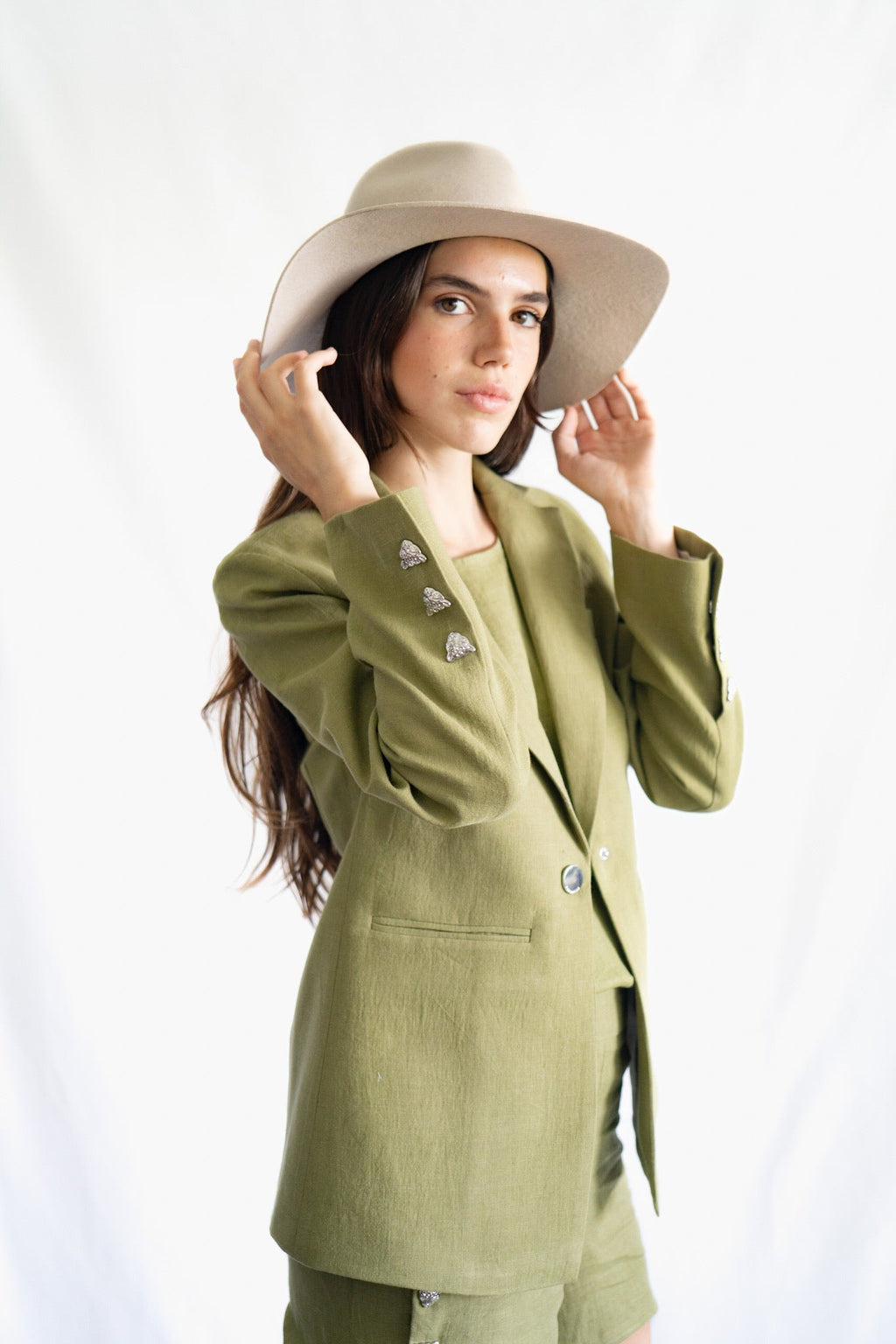 Blazer Lino Verde 