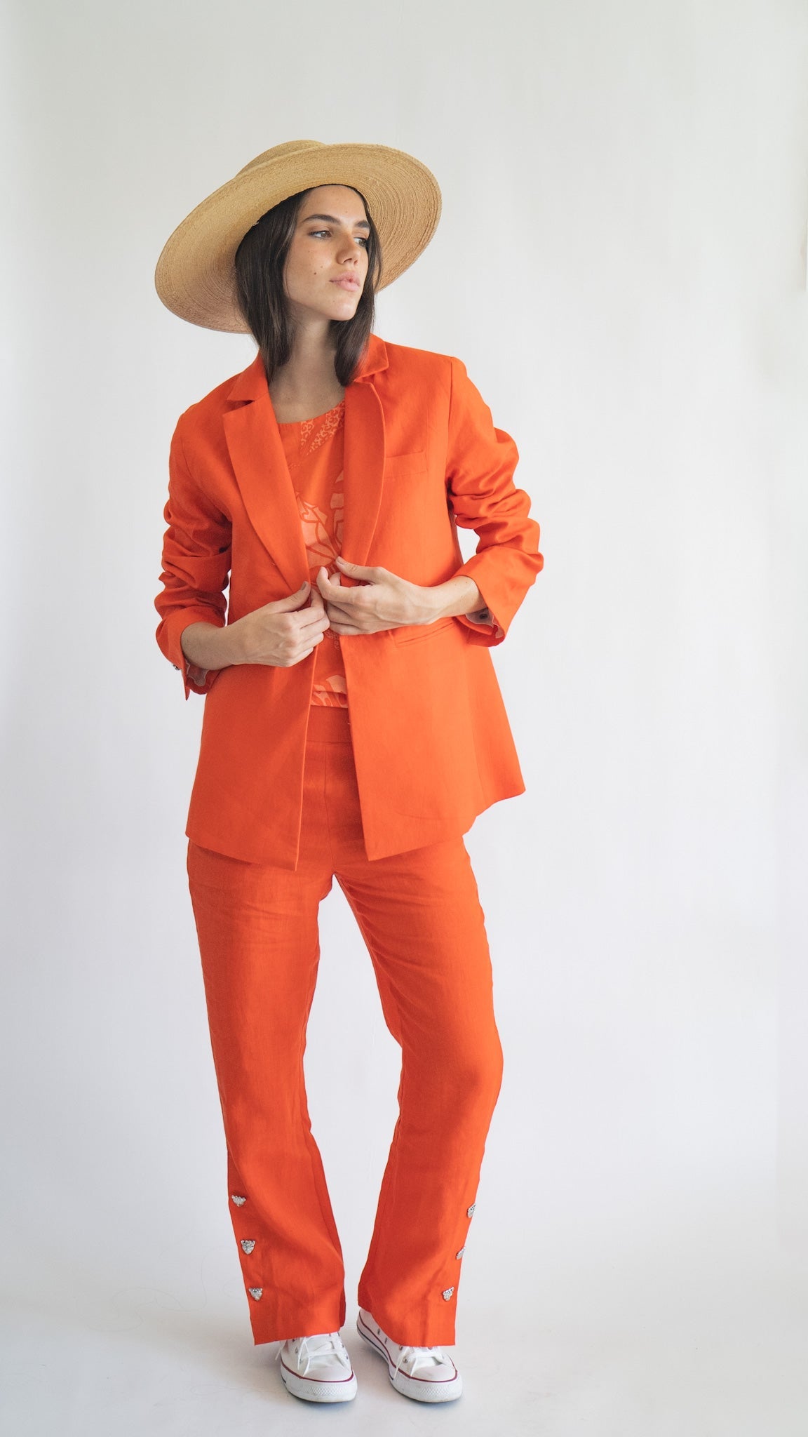 Blazer Lino Coral