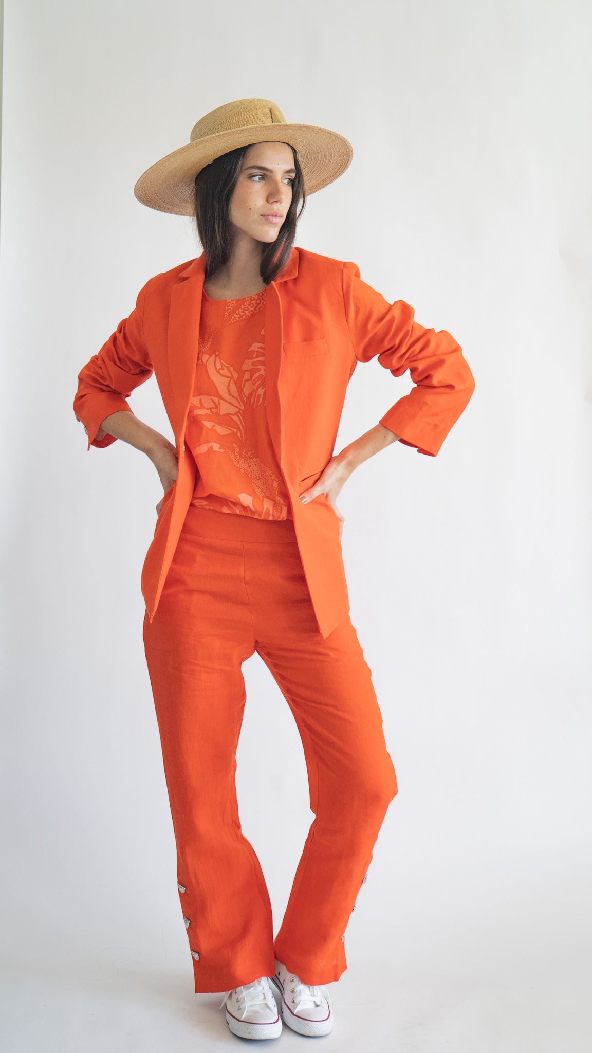 Blazer Lino Coral