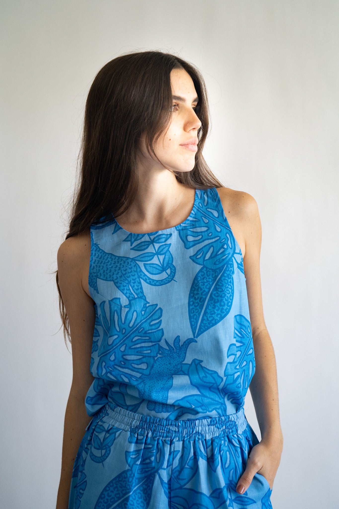 Top Life in Colors Azul 