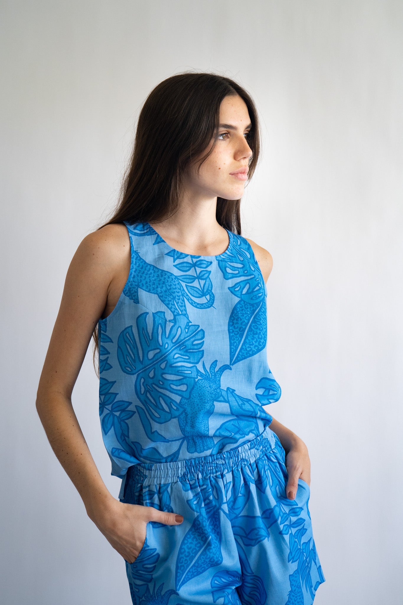 Top Life in Colors Azul 