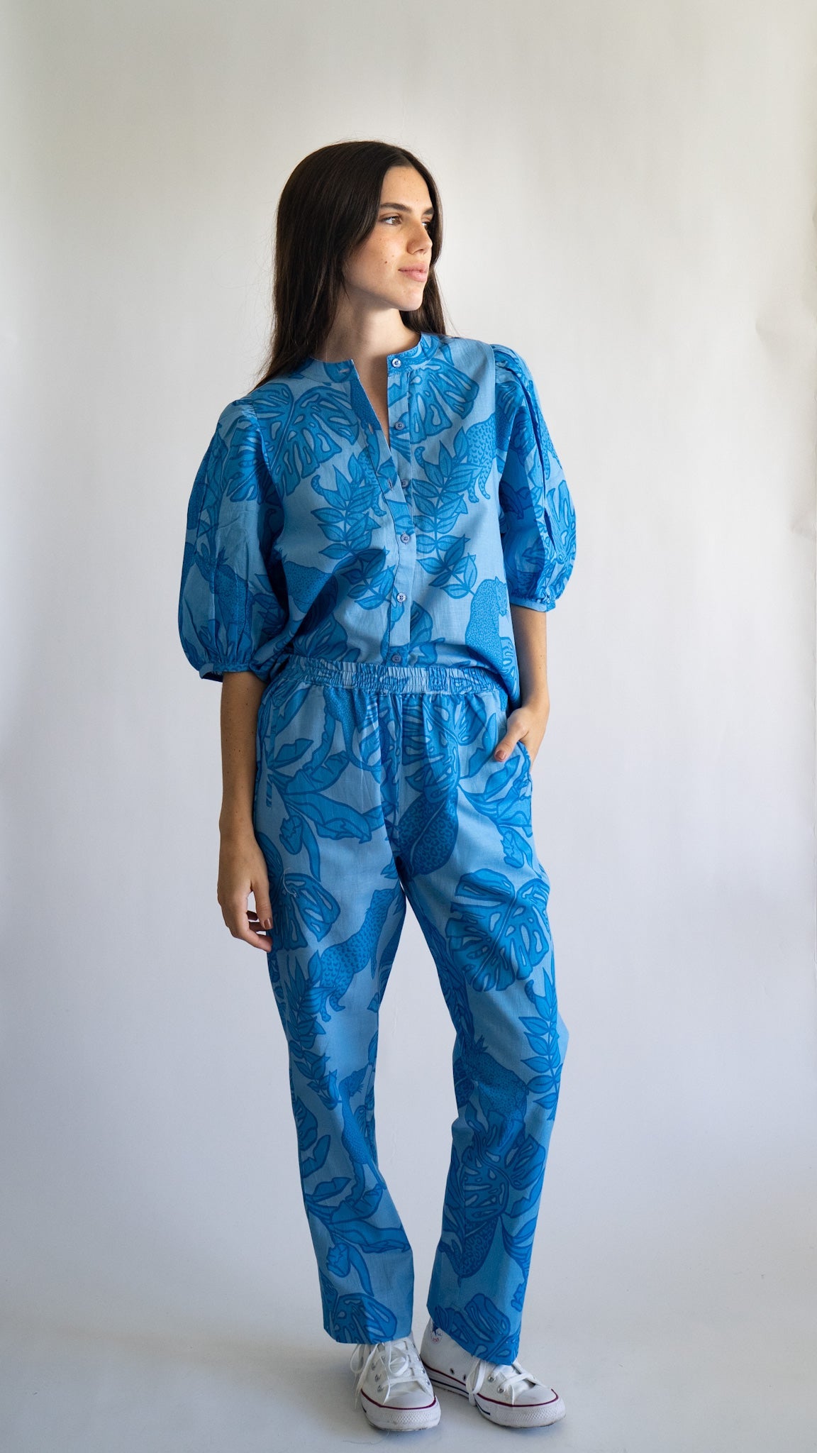 Camisa Balloon Life in Colors Azul