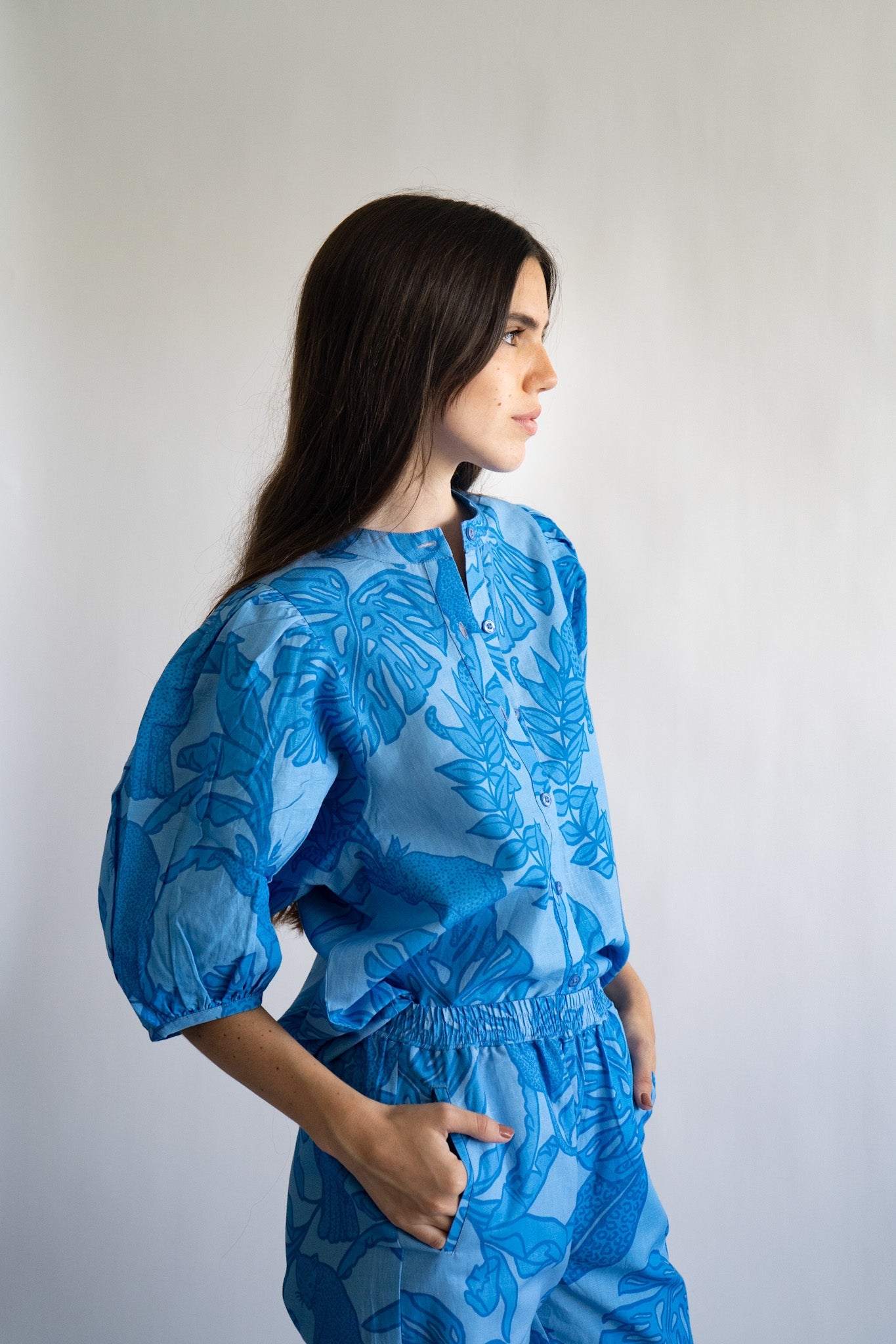 Camisa Balloon Life in Colors Azul
