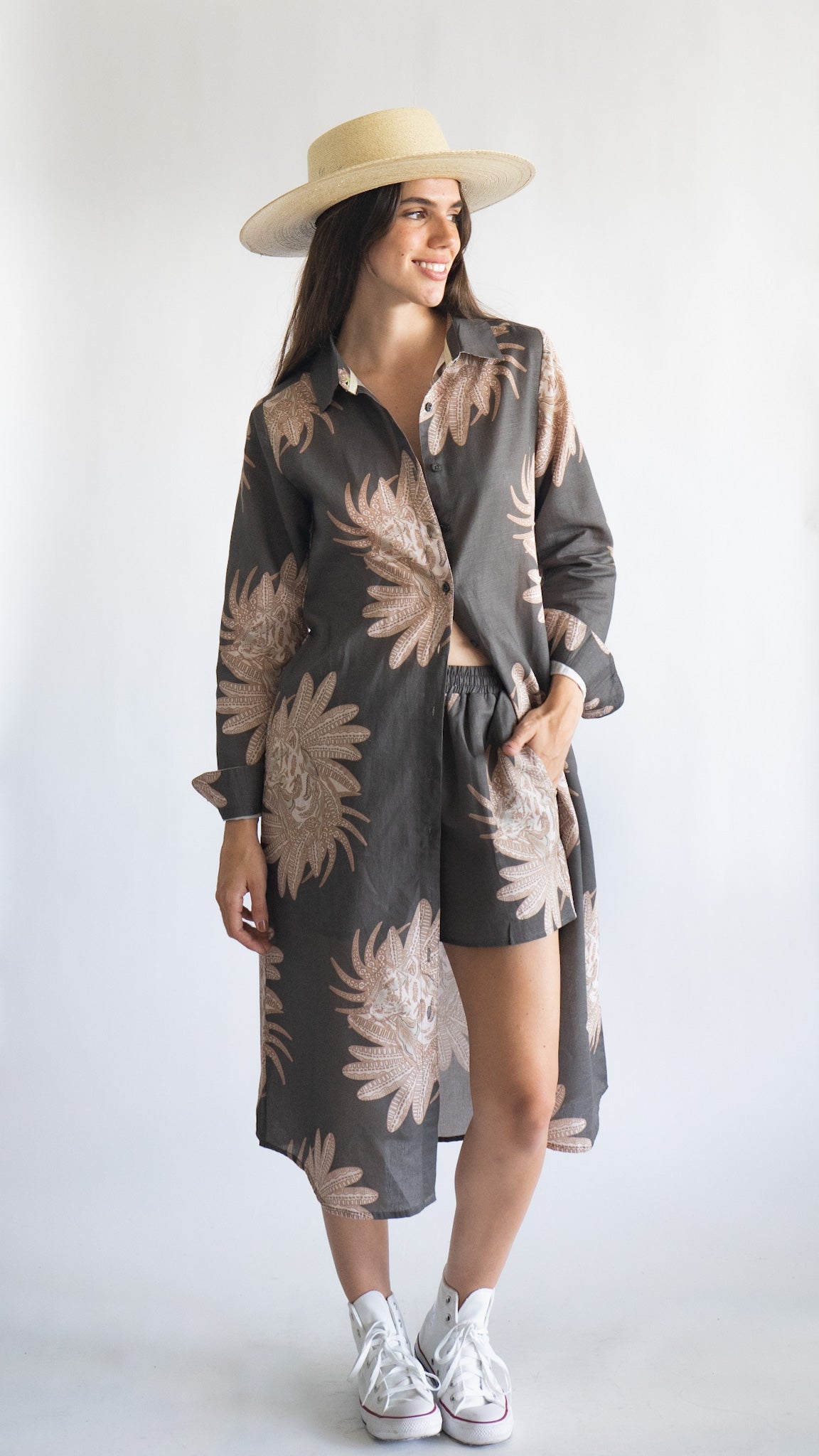 Tunic Greek Tiger Grey