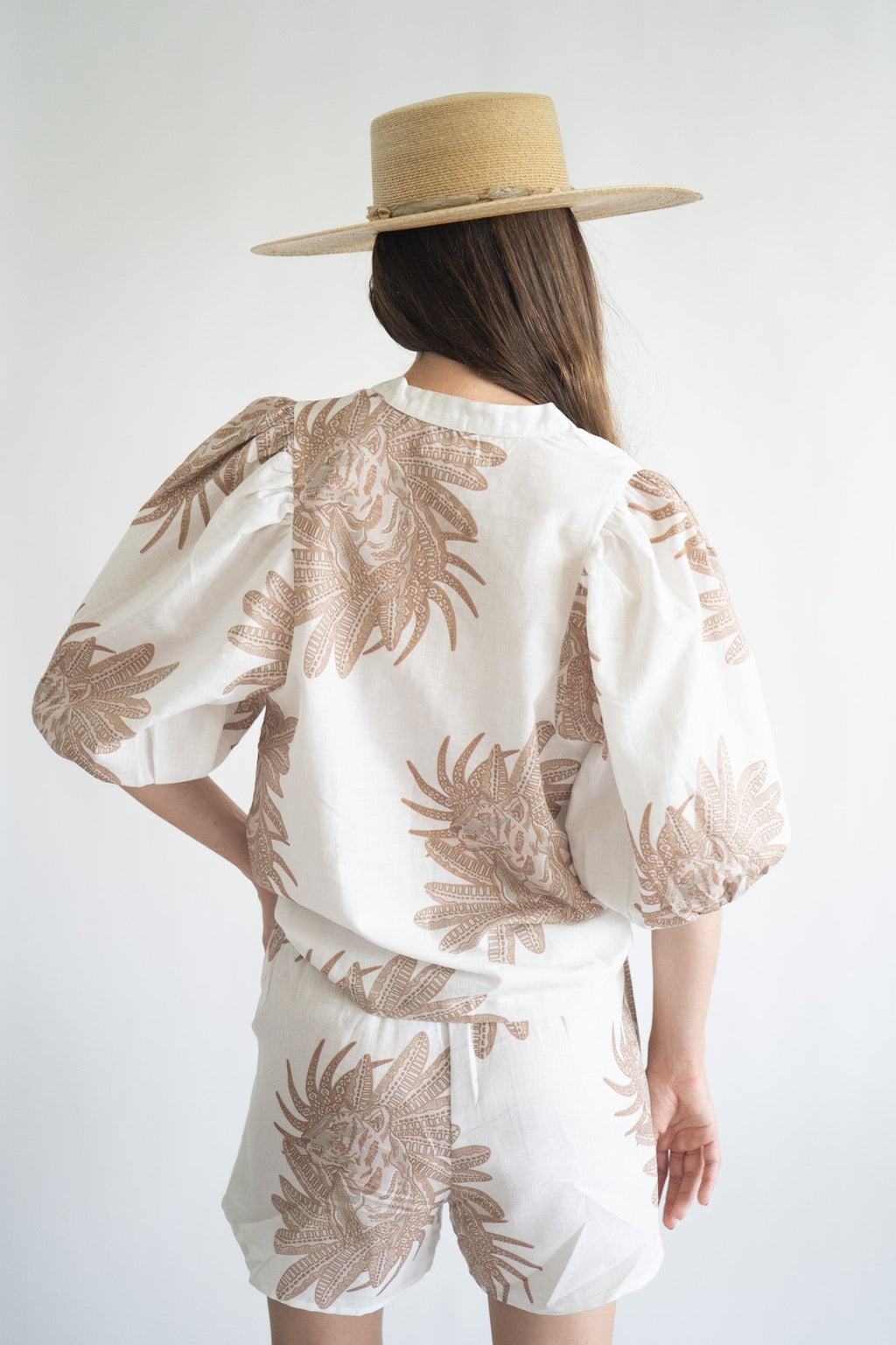 Camisa Globo Griego Blanco 