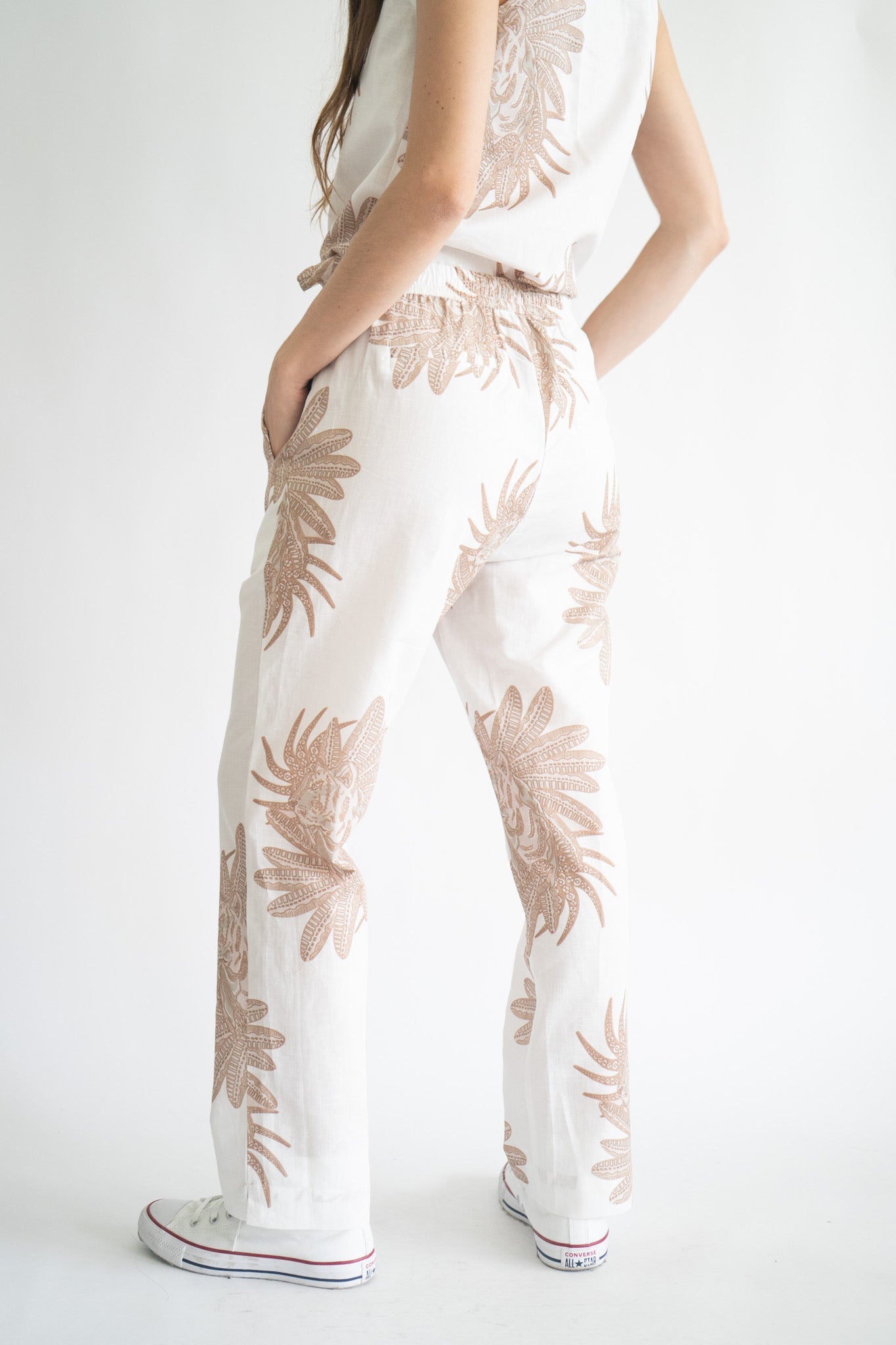 Pantalón Griego Blanco 