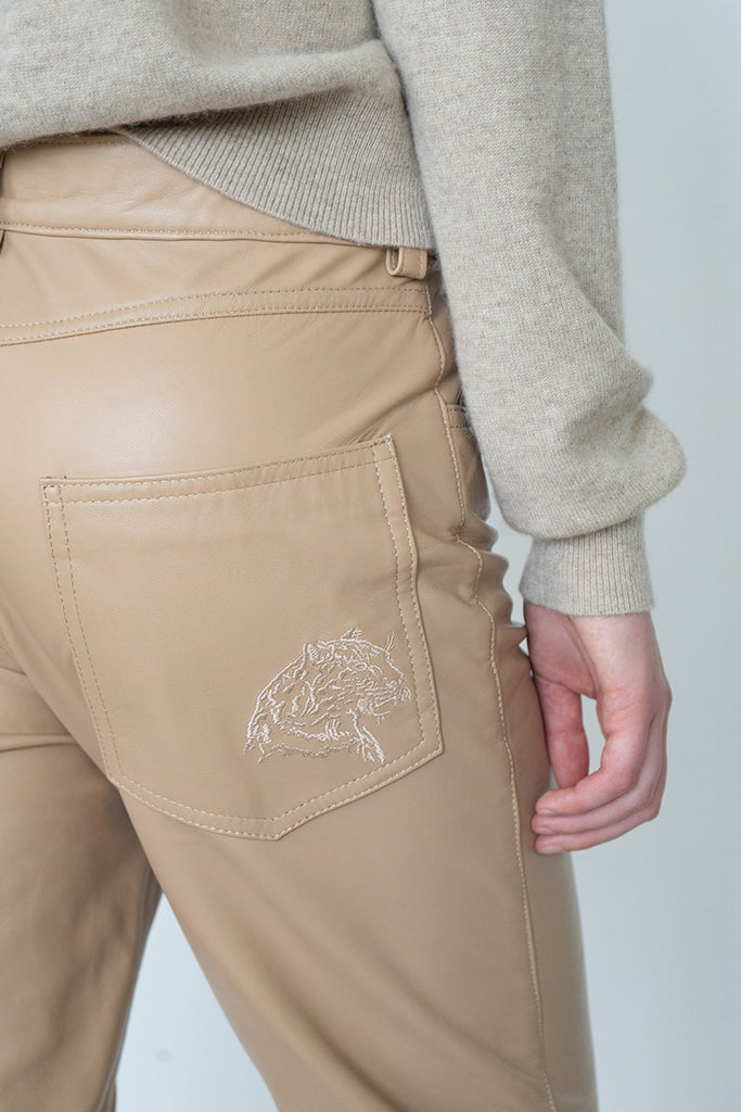 Pantalón Cheetah Beige