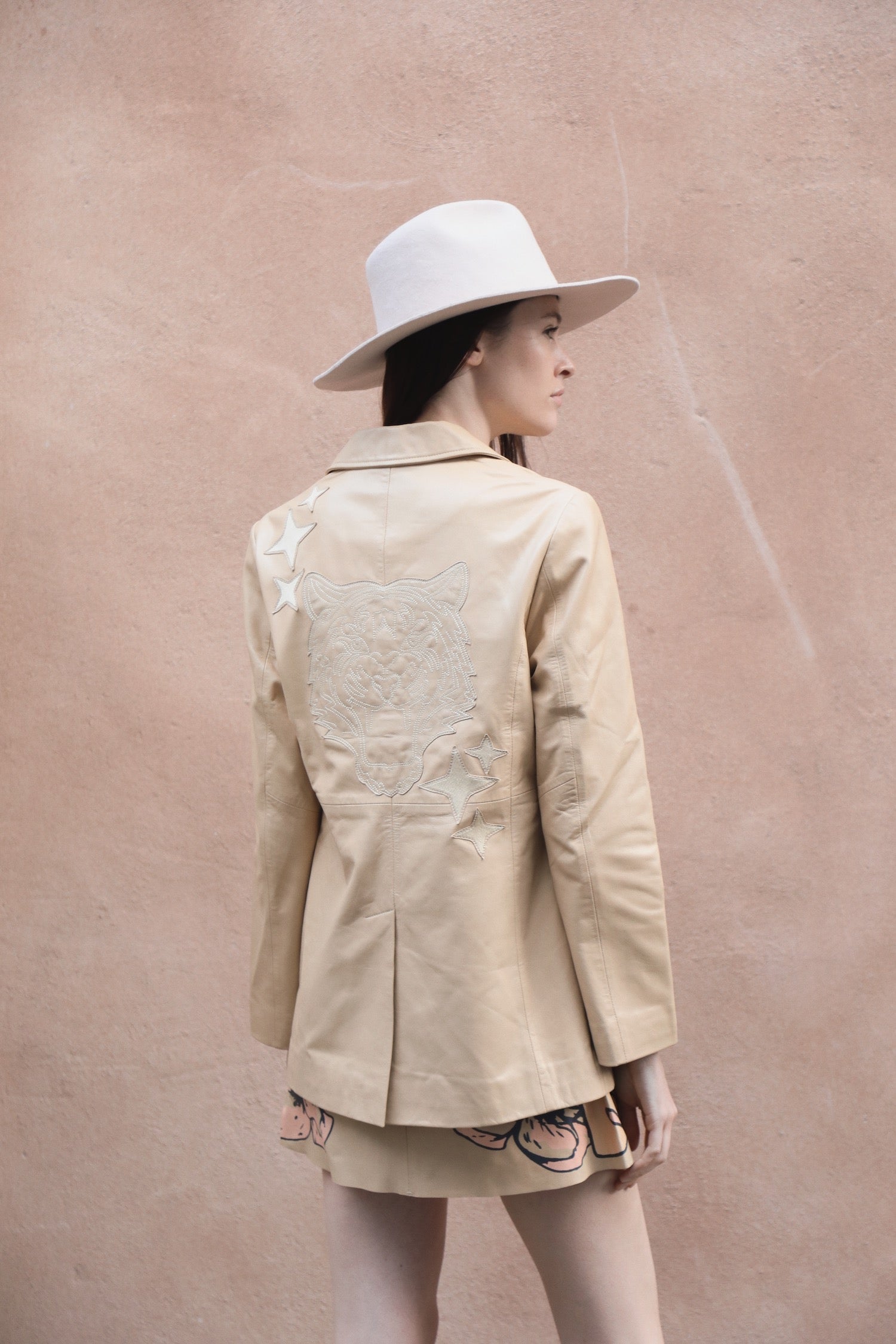 Tiger Blazer Leather Light Camel