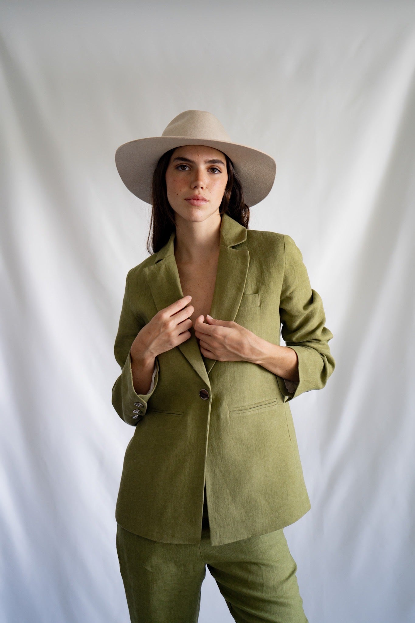 Blazer Lino Verde 