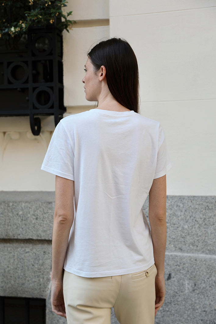 Remera Lion Blanca