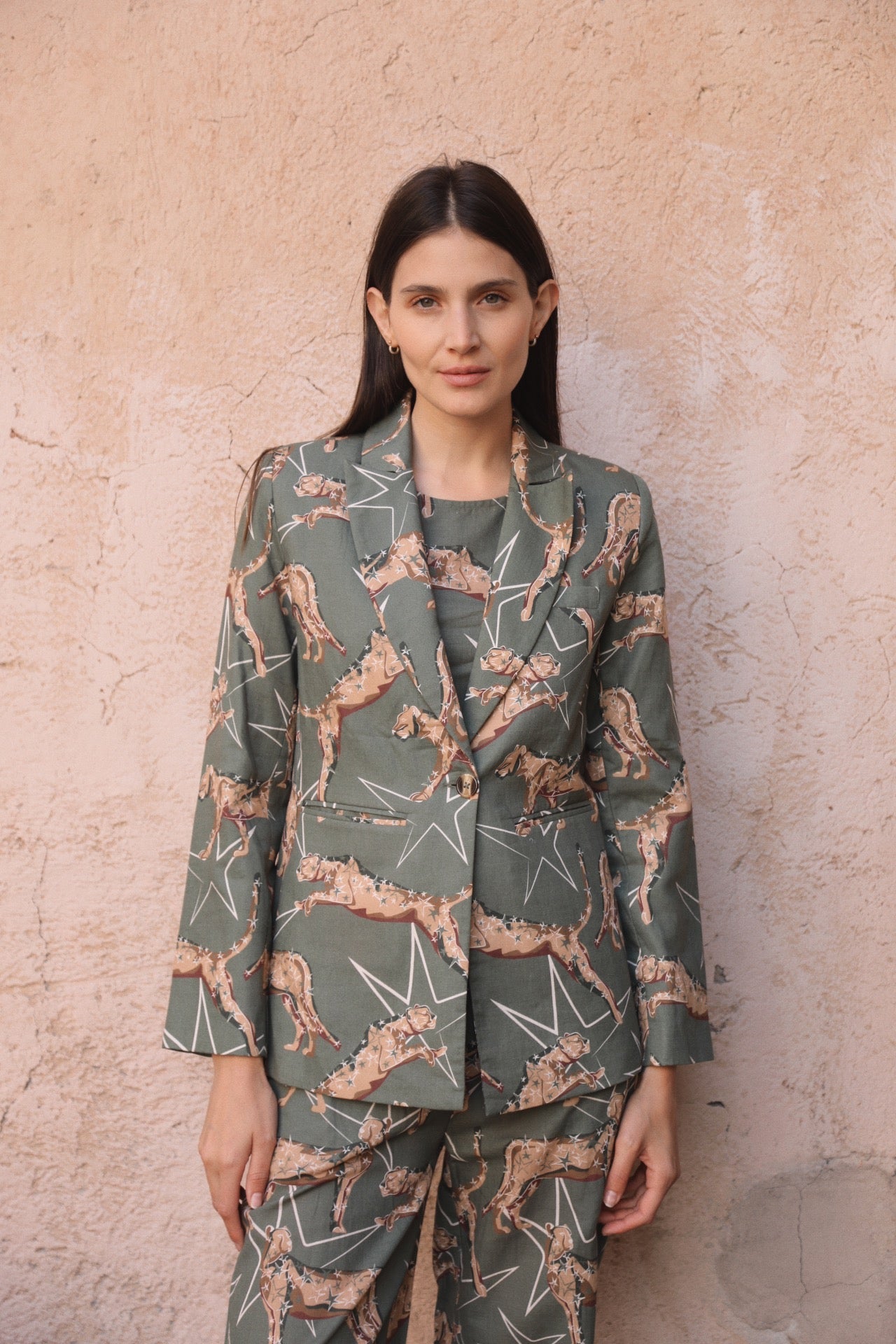 Blazer Leopard Star Verde 