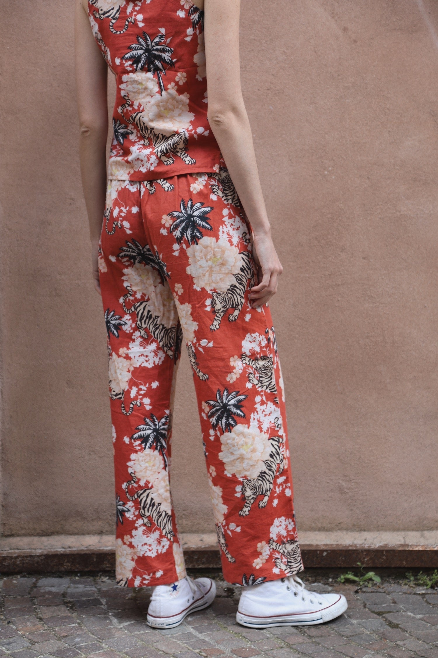 Pantalón Romantic Tiger Ladrillo 
