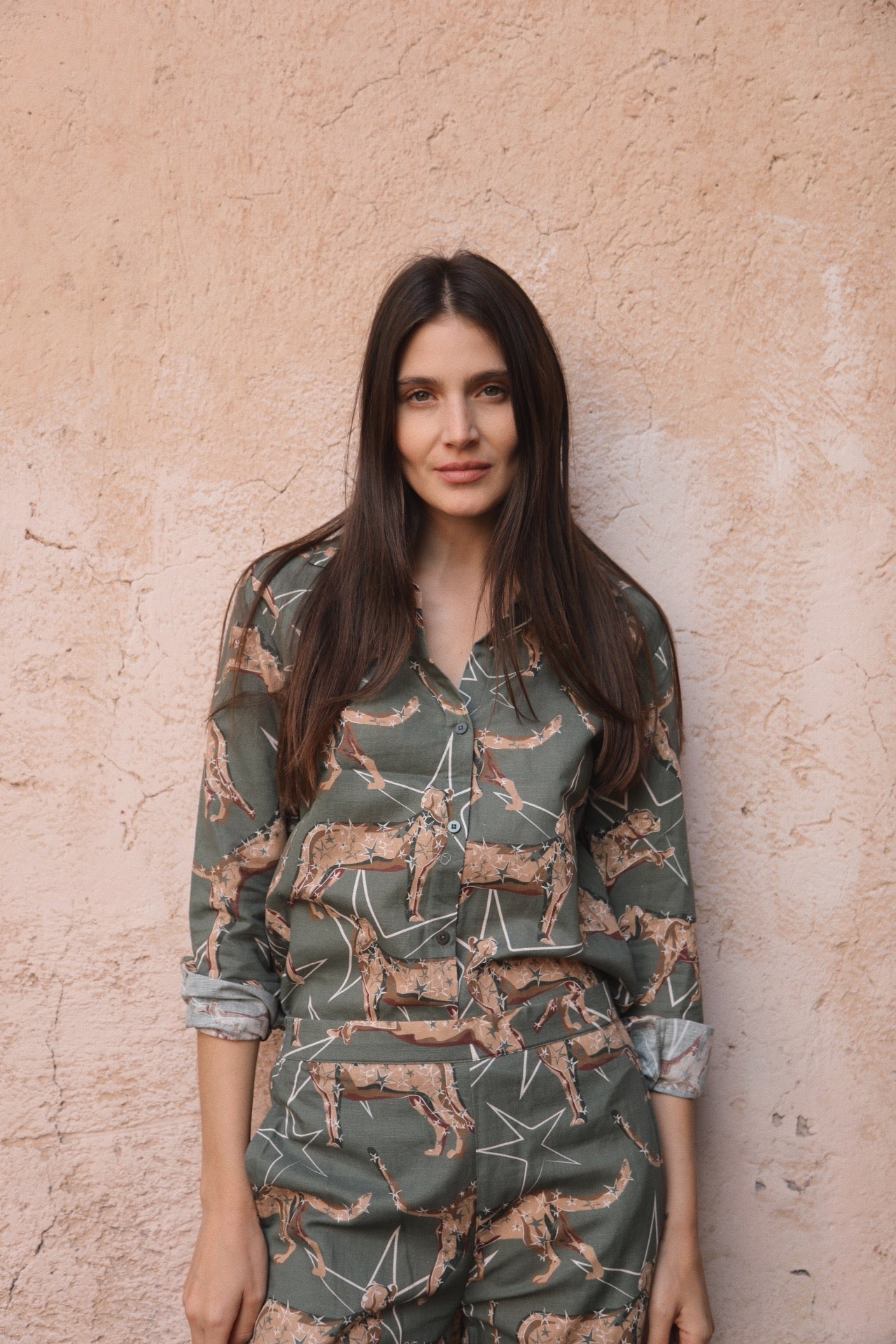 Camisa Leopard Star Verde 