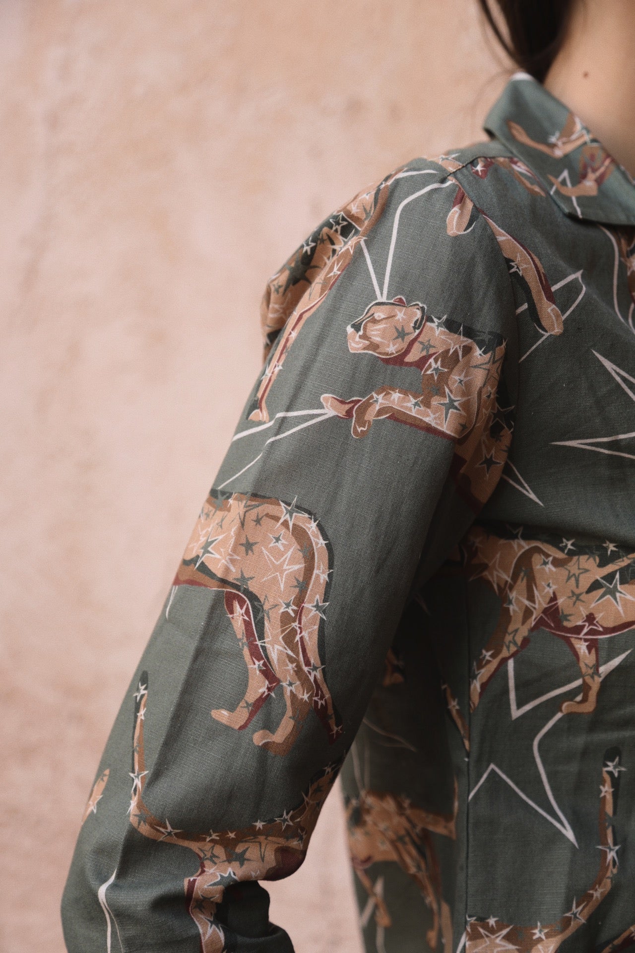 Camisa Leopard Star Verde 