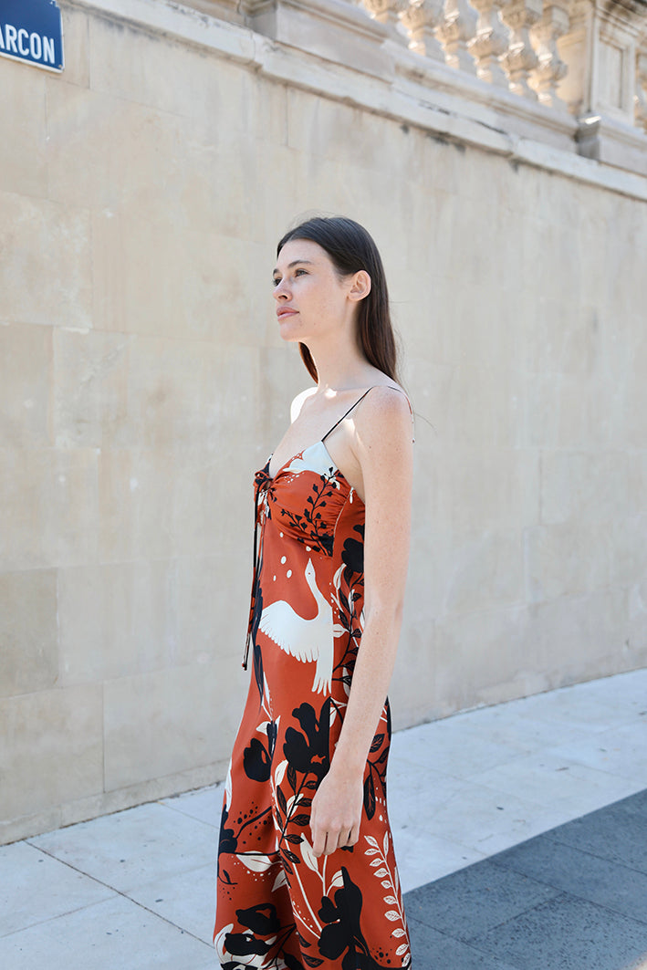 Vestido Largo Love Birds