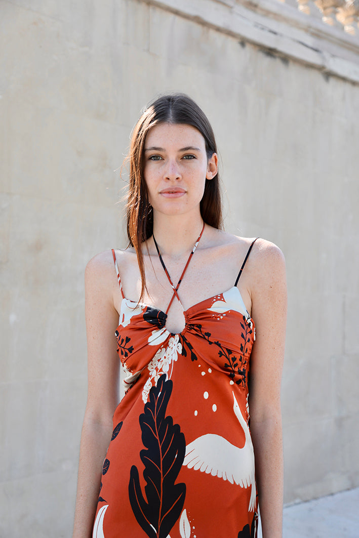 Vestido Largo Love Birds