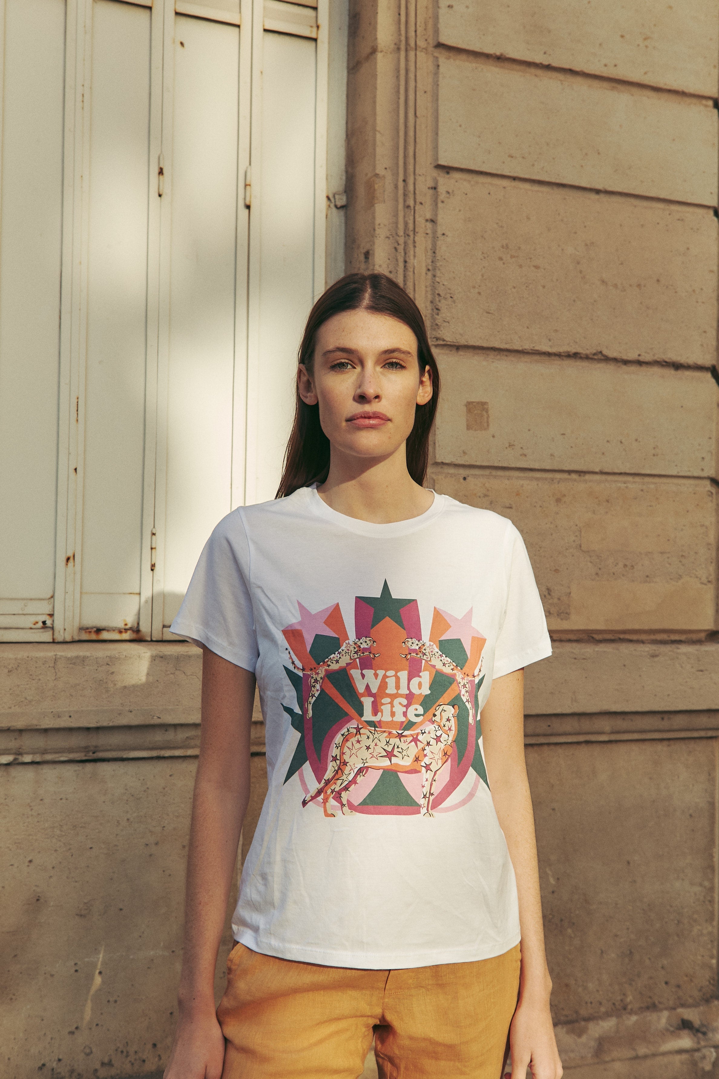 Camiseta Vida Salvaje - Blanco 