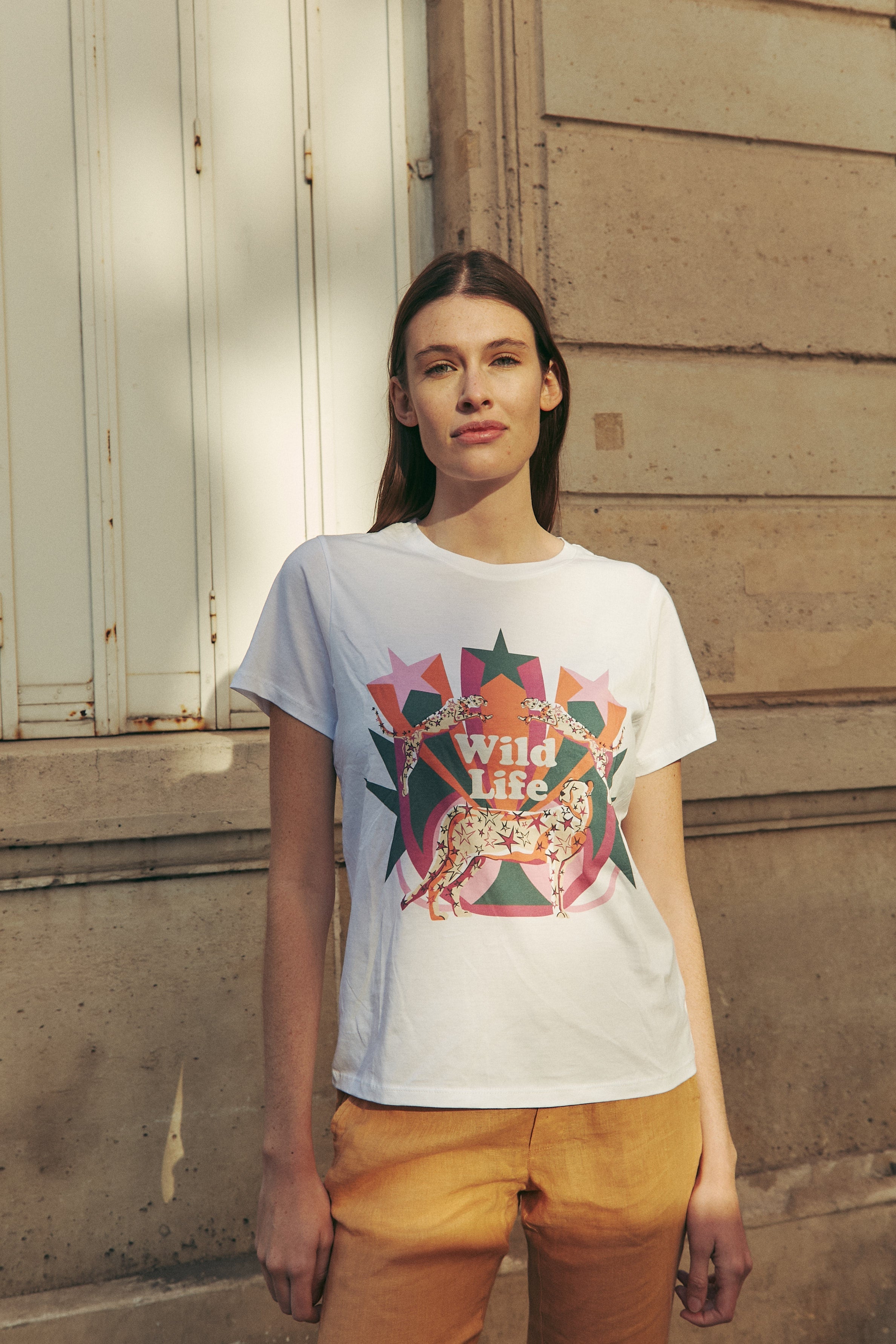 Camiseta Vida Salvaje - Blanco 
