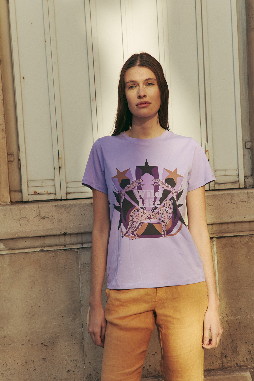 Camiseta Wild Life - Lila 