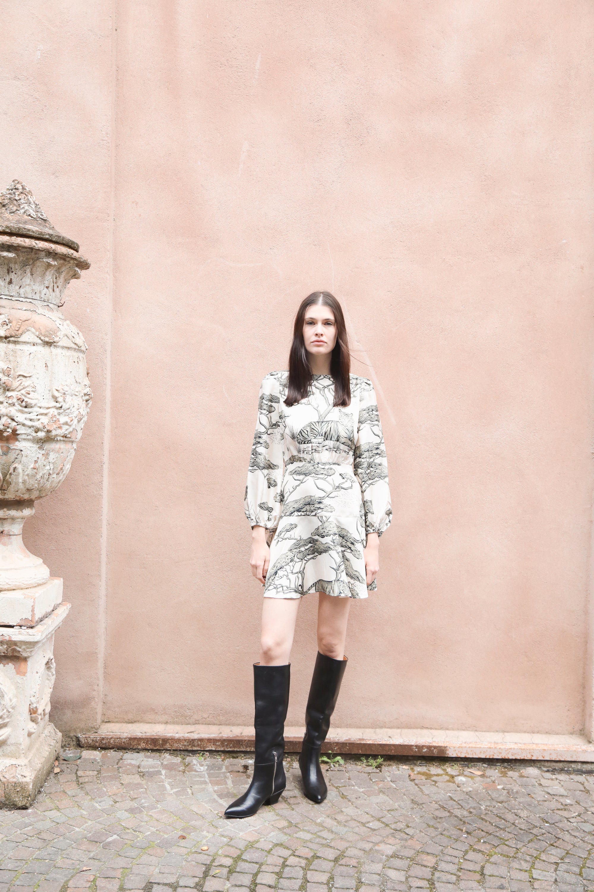 Vestido Corto Safari 