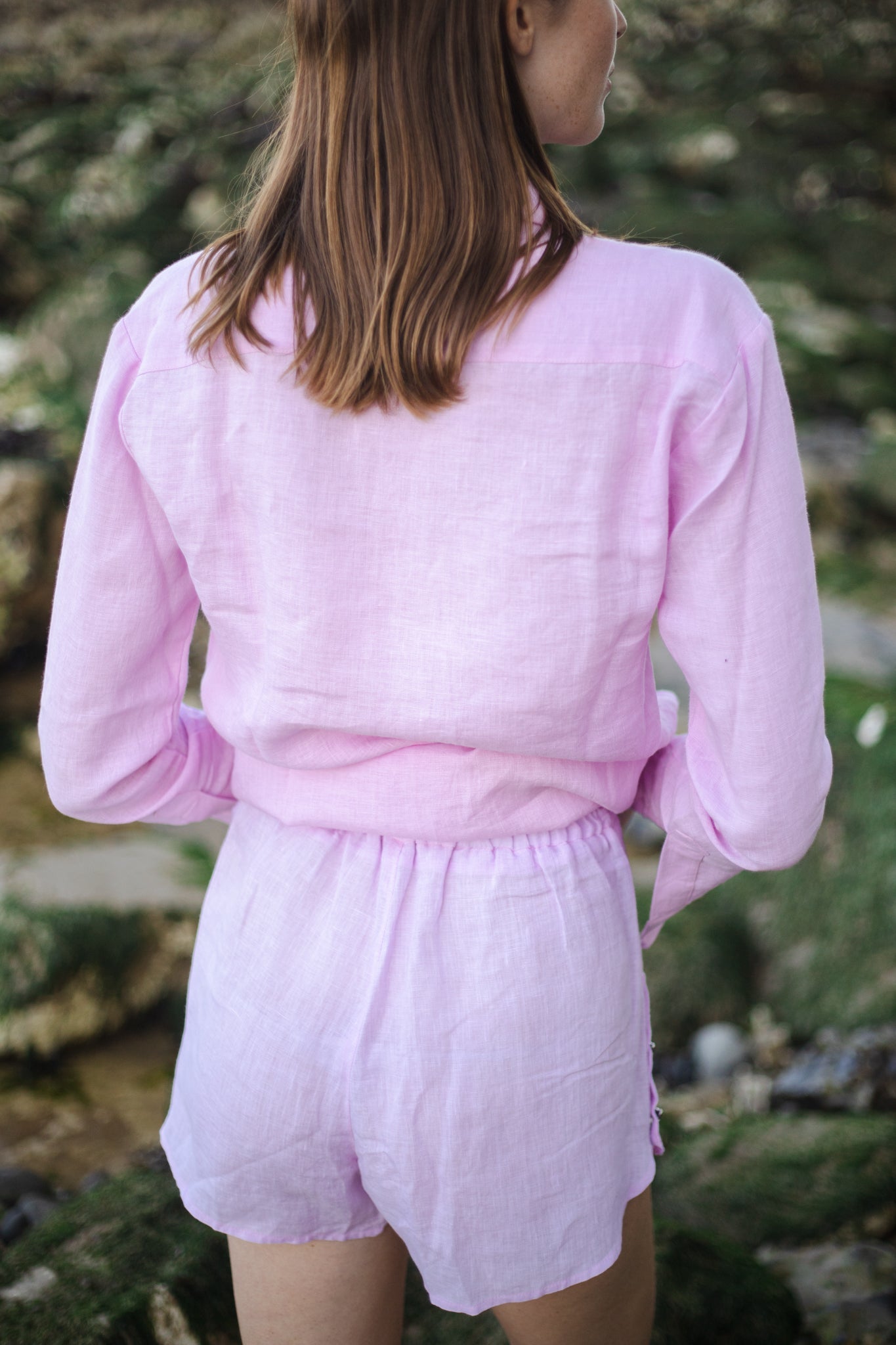 Short Lino Lila