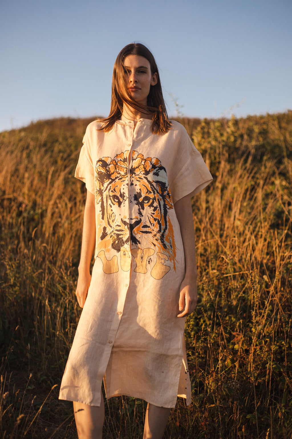 Túnica Lion Love Beige 
