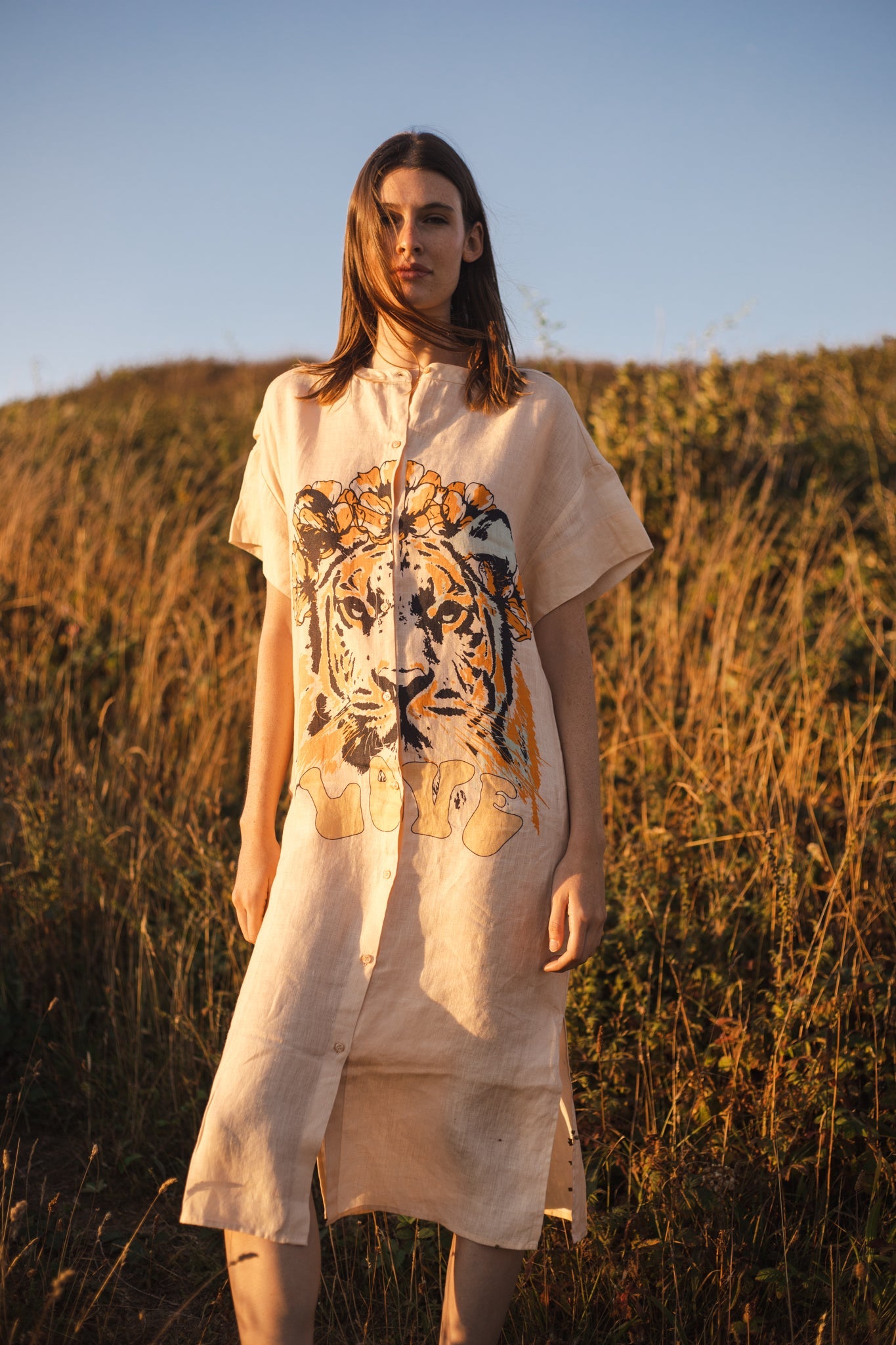 Túnica Lion Love Beige 