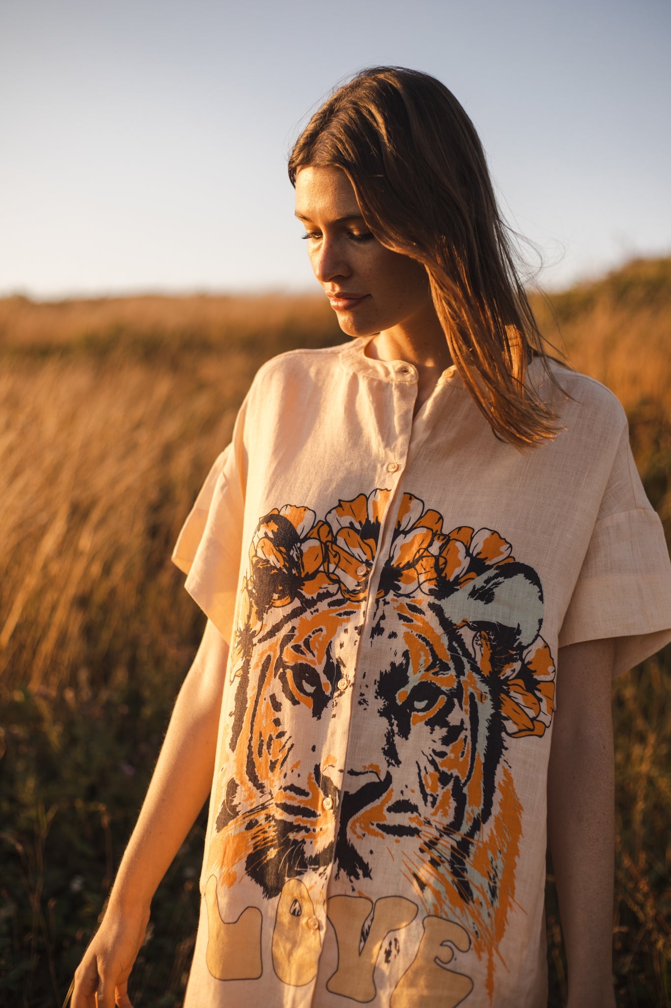 Túnica Lion Love Beige 