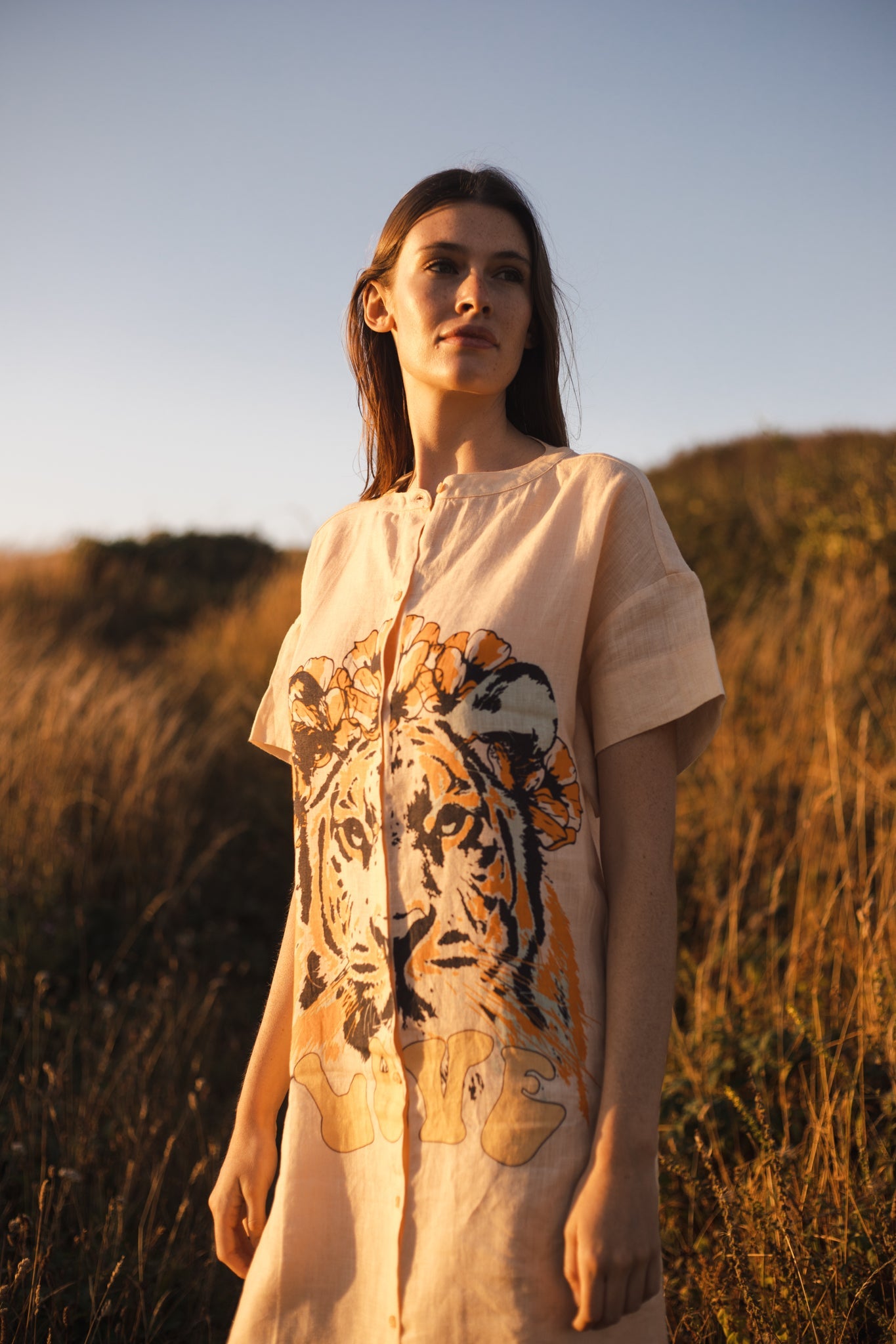 Túnica Lion Love Beige 