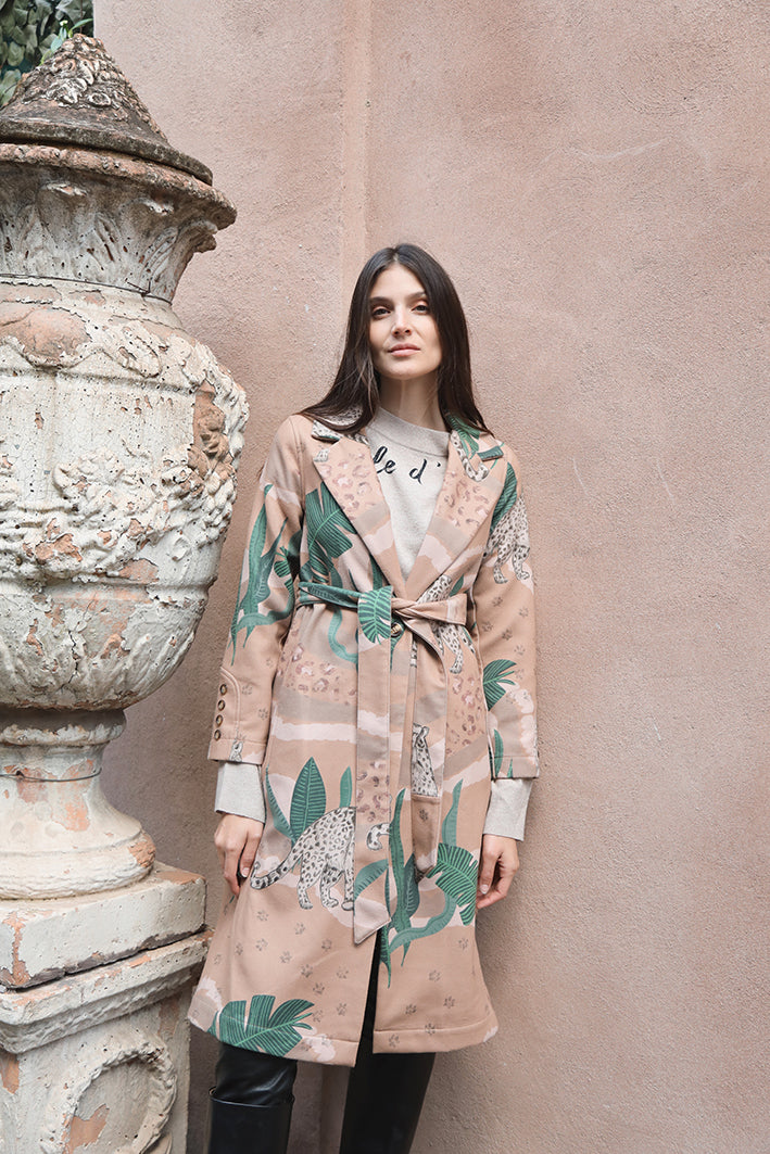 Tapado Full Print Jungle D' Amour Camel 
