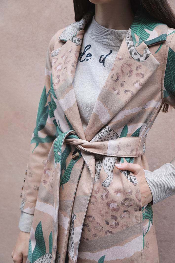 Tapado Full Print Jungle D' Amour Camel 