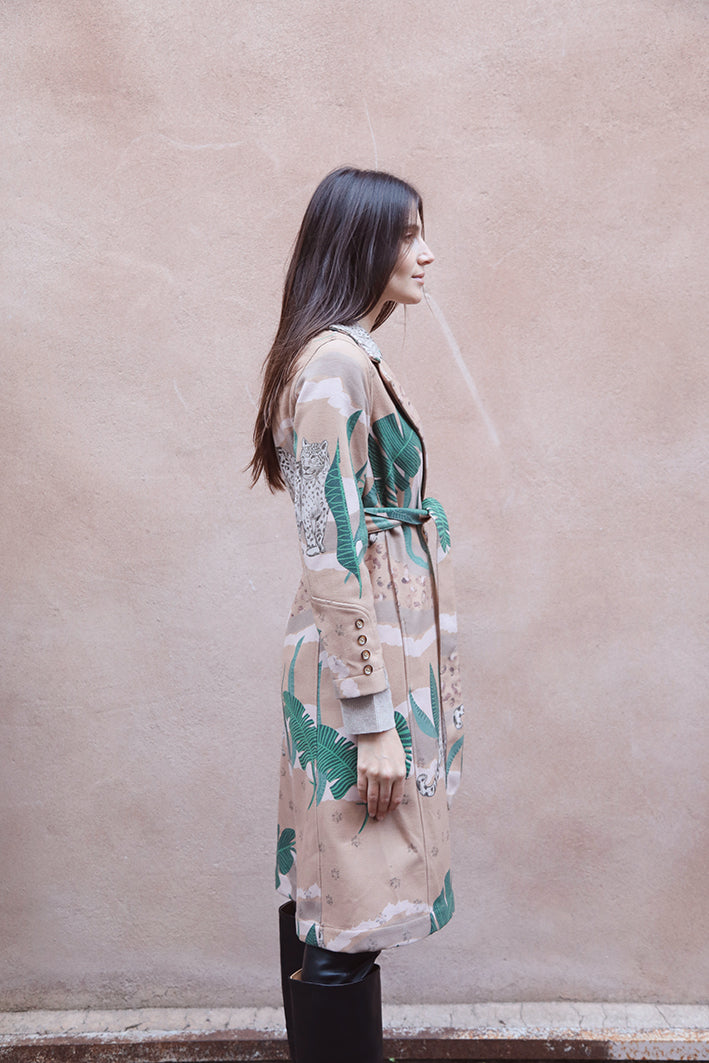 Tapado Full Print Jungle D' Amour Camel 