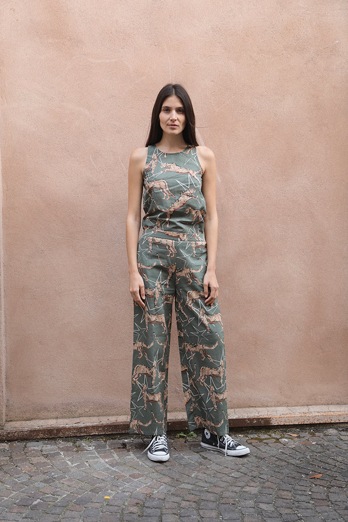 Top Leopard Star Verde 