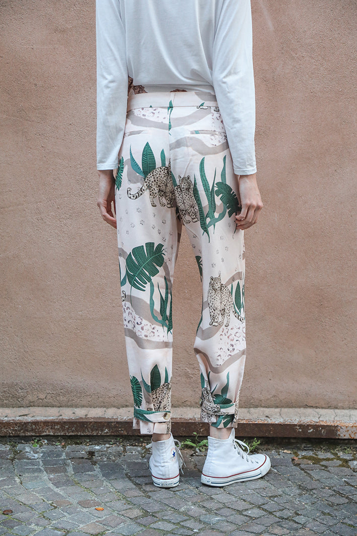 Pantalón Jungle D' Amour Crema Claro 